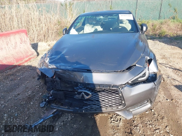 2017 Infiniti Q60 Sport with VIN JN1EV7EL1HM550902, listed as a IAAI auction lot 41989201 with 93,539 mi miles. Bid and sale history available at carsss.com. Image 12.