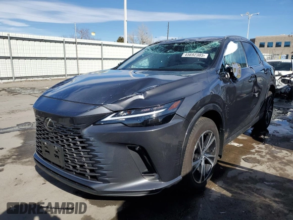 2024 Lexus RX with VIN 2T2BAMCA0RC039266, listed as a Copart auction lot 45692385 with 20,711 mi miles and Salvage Title. Bid and sale history available at carsss.com. Image 1.