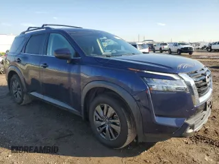 2022 Nissan Pathfinder SV with VIN 5N1DR3BA8NC231583, listed as a Copart auction lot 46873095 with 46,996 mi miles and Salvage title. Bid and sale history available at DreamBid. Image 4.