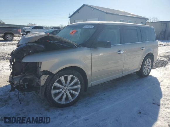 2017 Ford Flex SEL with VIN 2FMGK5C88HBA14256, listed as a Copart auction lot 89164225 with 106,833 mi miles and Salvage Title. Bid and sale history available at carsss.com. Image 1.