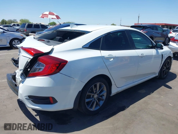 2019 Honda Civic EX z VIN 19XFC1F38KE003716, wystawiony jako IAAI lot #42293611 z przebiegiem 109 882 mil mil oraz . Historia ofert i sprzedaży dostępna na DreamBid. Obrazek 4.