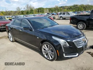 2018 Cadillac CT6 Sport AWD with VIN 1G6KP5R66JU113957, listed as a Copart auction lot 73043964 with 48,645 mi miles and Salvage title. Bid and sale history available at DreamBid. Image 4.