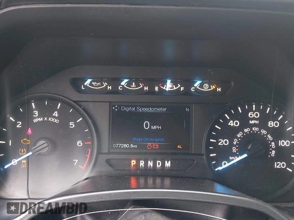 2018 Ford F-150 XL with VIN 1FTEW1E55JFE21905, listed as a IAAI auction lot 42276693 with 77,260 mi miles and . Bid and sale history available at DreamBid. Image 7.
