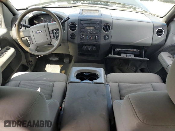 2007 Ford F-150 XLT with VIN 1FTRW12W47FA87342, listed as a Copart auction lot 56244265 with 293,800 mi miles and Salvage title. Bid and sale history available at DreamBid. Image 8.