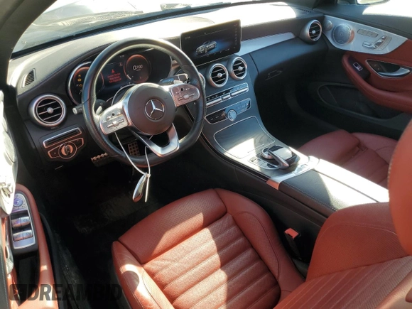 2020 Mercedes-Benz C 300 with VIN WDDWK8DB3LF959785, listed as a Copart auction lot 88890315 with 36,971 mi miles and Salvage Title. Bid and sale history available at DreamBid. Image 8.