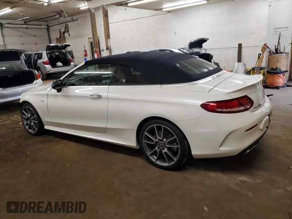 2018 Mercedes-Benz C 43 AMG with VIN WDDWK6EB8JF684169, listed as a Copart auction lot 60110265 with 32,162 mi miles and Salvage title. Bid and sale history available at DreamBid. Image 2.