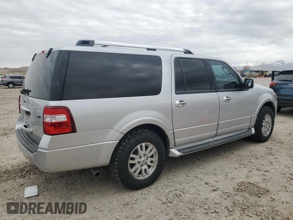 2014 Ford Expedition Max Limited with VIN 1FMJK1K59EEF57198, listed as a Copart auction lot 47653395 with 159,945 mi miles and Salvage title. Bid and sale history available at DreamBid. Image 3.