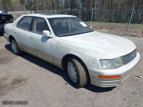 1996 Lexus LS 400 with VIN JT8BH22F8T0054793, listed as a IAAI auction lot 41879191 with NaN miles. Bid and sale history available at carsss.com. Image 1.