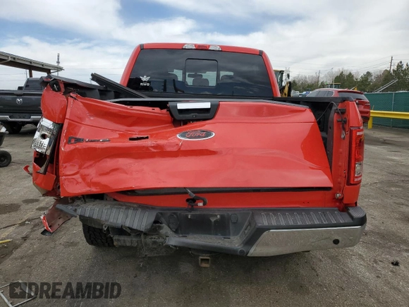 2017 Ford F-150 XL with VIN 1FTEW1EP9HKE18282, listed as a Copart auction lot 49731375 with 106,717 mi miles and Salvage Title. Bid and sale history available at carsss.com. Image 6.