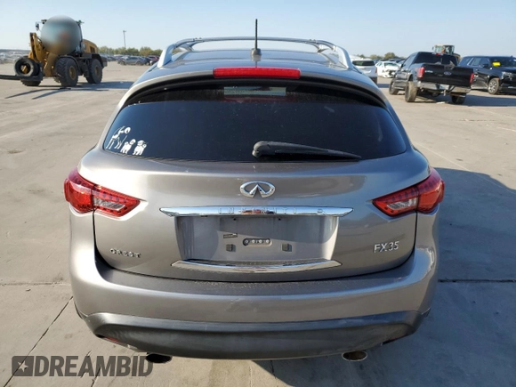 2010 Infiniti FX35 with VIN JN8AS1MU6AM801645, listed as a Copart auction lot 78895164 with 120,728 mi miles and Salvage Title. Bid and sale history available at carsss.com. Image 6.