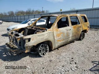2015 Chevrolet Tahoe LT z VIN 1GNSKBKC0FR281122, wystawiony jako Copart lot #51785855 z przebiegiem Nie podano mil oraz Szkoda całkowita • Salvage title. Historia ofert i sprzedaży dostępna na DreamBid. Obrazek 1.
