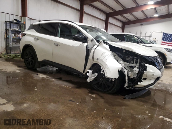 2022 Nissan Murano SV z VIN 5N1AZ2BS3NC108229, wystawiony jako Copart lot #88808655 z przebiegiem 34 671 mil mil oraz Szkoda całkowita • Salvage title. Historia ofert i sprzedaży dostępna na DreamBid. Obrazek 4.