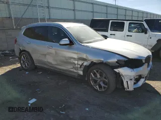 2020 BMW X3 sDrive30i with VIN 5UXTY3C0XLLU70914, listed as a Copart auction lot 80988354 with 69,662 mi miles and Salvage Title. Bid and sale history available at DreamBid. Image 4.