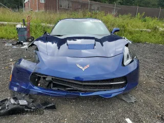 2017 Chevrolet Corvette 1LT with VIN 1G1YB2D75H5101851, listed as a Copart auction lot 69375164 with 9,778 mi miles and Salvage Title. Bid and sale history available at carsss.com. Image 5.