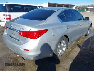 2017 Infiniti Q50 Premium with VIN JN1EV7AR0HM833138, listed as a IAAI auction lot 41464524 with 150,210 mi miles and . Bid and sale history available at DreamBid. Image 4.