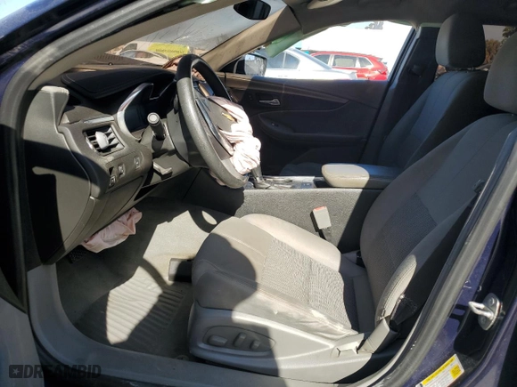 2017 Chevrolet Impala LS with VIN 1G11X5S30HU153656, listed as a Copart auction lot 83338374 with 0 mi miles and Salvage Title. Bid and sale history available at carsss.com. Image 7.