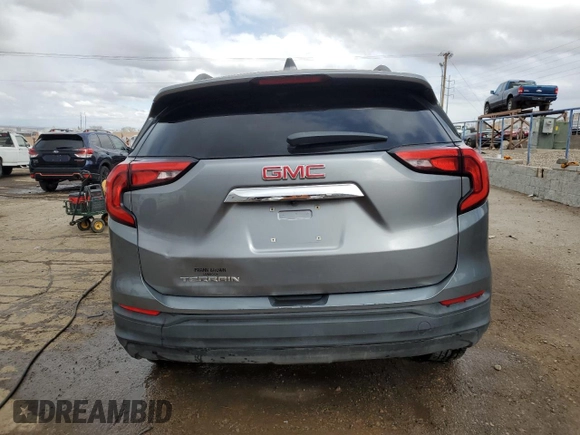 2020 GMC Terrain SLE with VIN 3GKALMEV1LL143459, listed as a Copart auction lot 89351935 with 85,574 mi miles and Salvage Title. Bid and sale history available at carsss.com. Image 6.
