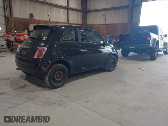 2013 FIAT 500 Pop with VIN 3C3CFFAR5DT515567, listed as a IAAI auction lot 42159883 with 187,433 mi miles. Bid and sale history available at carsss.com. Image 4.