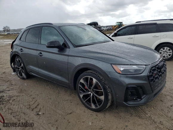 2022 Audi SQ5 Premium Plus with VIN WA1B4AFY1N2026919, listed as a Copart auction lot 73331814 with 37,014 mi miles and Non Repairable. Bid and sale history available at carsss.com. Image 4.