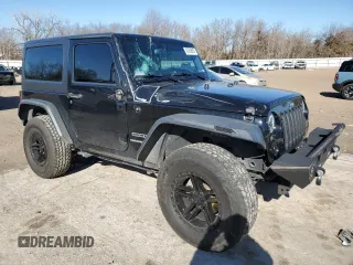 2016 Jeep Wrangler Black Bear with VIN 1C4AJWAG9GL230693, listed as a Copart auction lot 43350885 with 75,761 mi miles and Salvage title. Bid and sale history available at DreamBid. Image 4.