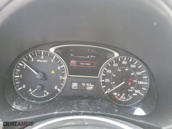 2015 Nissan Altima 2.5 SV with VIN 1N4AL3AP7FC282224, listed as a Copart auction lot 52051555 with 75,153 mi miles and Salvage Title. Bid and sale history available at carsss.com. Image 9.