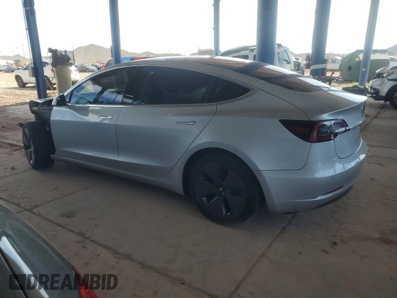 2018 Tesla Model 3 Long Range Battery with VIN 5YJ3E1EA2JF016631, listed as a Copart auction lot 55527095 with 129,547 mi miles and Salvage Title. Bid and sale history available at DreamBid. Image 2.