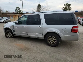 2012 Ford Expedition EL Limited with VIN 1FMJK1K58CEF39708, listed as a Copart auction lot 43539715 with 166,395 mi miles and Salvage Title. Bid and sale history available at carsss.com. Image 2.