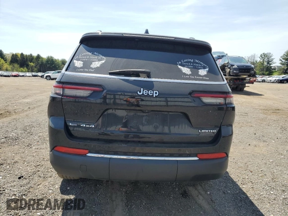 2021 Jeep Grand Cherokee Limited with VIN 1C4RJKBG3M8128492, listed as a Copart auction lot 54793015 with 91,116 mi miles and Salvage title. Bid and sale history available at DreamBid. Image 6.