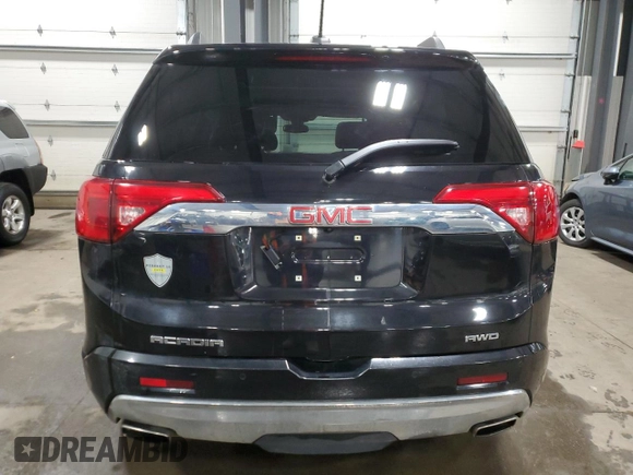 2018 GMC Acadia Denali z VIN 1GKKNXLS3JZ211307, wystawiony jako Copart lot #43384845 z przebiegiem 172 858 mil mil oraz Szkoda całkowita • Salvage title. Historia ofert i sprzedaży dostępna na DreamBid. Obrazek 6.