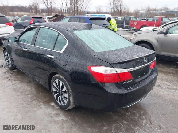 2014 Honda Accord Hybrid with VIN 1HGCR6F39EA002145, listed as a IAAI auction lot 41574342 with 208,736 mi miles. Bid and sale history available at carsss.com. Image 3.