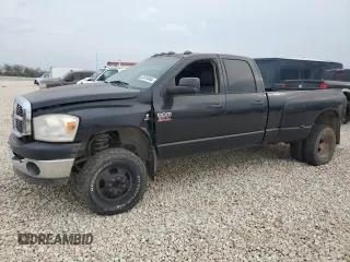 2008 Dodge 3500 Laramie z VIN 3D7MX48AX8G164113, wystawiony jako Copart lot #43418454 z przebiegiem 187 666 mil mil oraz Szkoda całkowita • Salvage title. Historia ofert i sprzedaży dostępna na DreamBid. Obrazek 1.
