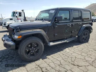 2021 Jeep Wrangler Unlimited Sahara с VIN 1C4HJXEG5MW731203, выставлен на аукционе Copart как лот 58005355 с пробегом 57 559 миль миль и Списание • Salvage title. История ставок и продаж доступна на DreamBid. Изображение 1.