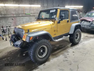 2003 Jeep Wrangler Rubicon z VIN 1J4FA69S23P322353, wystawiony jako Copart lot #43915745 z przebiegiem 117 769 mil mil oraz Szkoda całkowita • Salvage title. Historia ofert i sprzedaży dostępna na DreamBid. Obrazek 1.