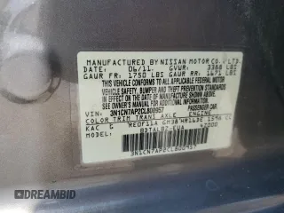 2012 Nissan Versa SV with VIN 3N1CN7AP2CL800957, listed as a Copart auction lot 62297745 with 60,667 mi miles and Clean title. Bid and sale history available at DreamBid. Image 13.