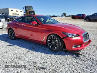 2022 Infiniti Q60 Luxe with VIN JN1EV7KKXNM600672, listed as a Copart auction lot 45350345 with 20,941 mi miles and Salvage Title. Bid and sale history available at DreamBid. Image 4.