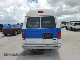 2003 Ford Econoline Cargo with VIN 1FDNS24L63HB98083, listed as a Copart auction lot 65953715 with 121,326 mi miles and Salvage title. Bid and sale history available at DreamBid. Image 6.