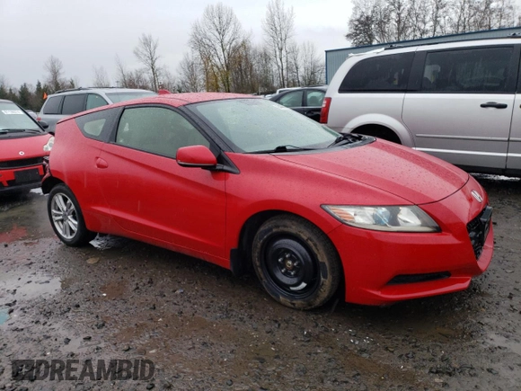 2012 Honda CR-Z with VIN JHMZF1D41CS003358, listed as a Copart auction lot 84696844 with 81,292 mi miles and Salvage Title. Bid and sale history available at carsss.com. Image 4.