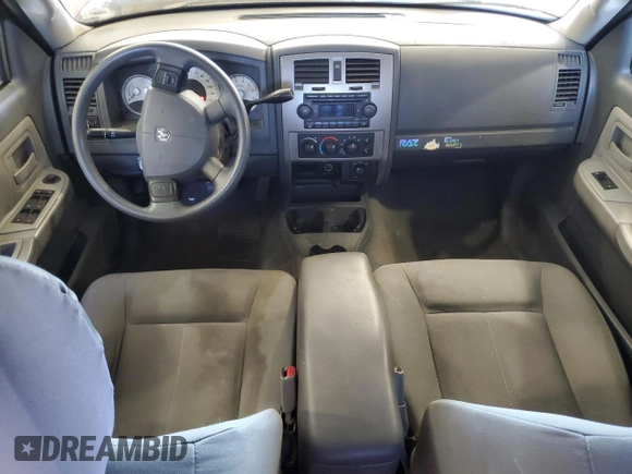 2006 Dodge Dakota SLT with VIN 1D7HW48N46S537370, listed as a Copart auction lot 48364895 with Not provided miles and Salvage title. Bid and sale history available at DreamBid. Image 8.