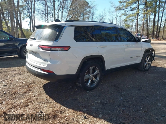 2021 Jeep Grand Cherokee Limited z VIN 1C4RJJBG6M8193198, wystawiony jako IAAI lot #41460646 z przebiegiem 39 557 mil mil oraz . Historia ofert i sprzedaży dostępna na DreamBid. Obrazek 4.