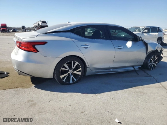 2017 Nissan Maxima SV with VIN 1N4AA6AP2HC445081, listed as a Copart auction lot 43559775 with 128,601 mi miles and Salvage Title. Bid and sale history available at carsss.com. Image 3.