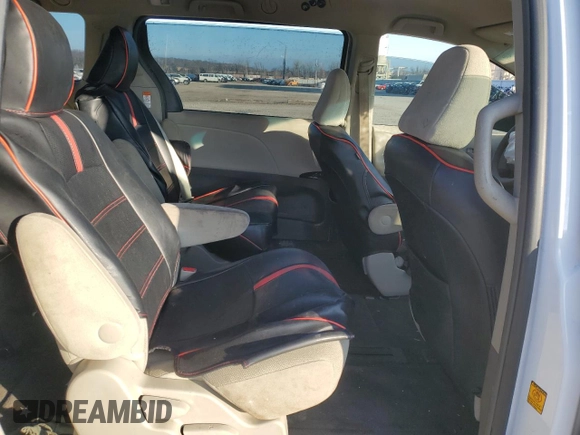 2012 Toyota Sienna with VIN 5TDKA3DCXCS012959, listed as a Copart auction lot 87316364 with Not Provided miles and Salvage Title. Bid and sale history available at DreamBid. Image 11.