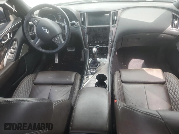2017 Infiniti Q50 Sport z VIN JN1EV7AP9HM736244, wystawiony jako Copart lot #53419965 z przebiegiem 81 629 mil mil oraz Szkoda całkowita • Salvage title. Historia ofert i sprzedaży dostępna na DreamBid. Obrazek 8.