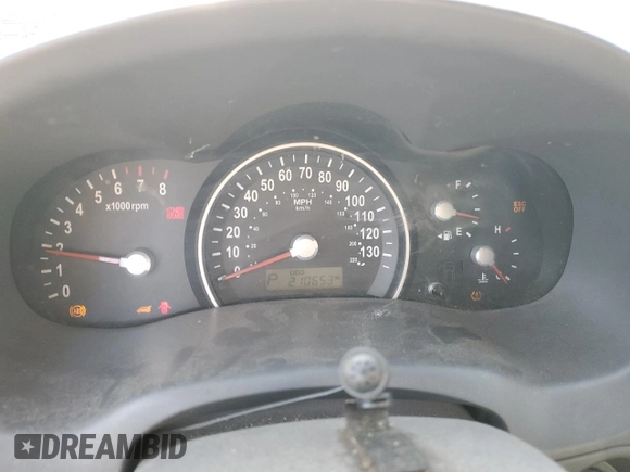 2008 Kia Sedona LX with VIN KNDMB233086212855, listed as a Copart auction lot 48263625 with 210,653 mi miles and Salvage Title. Bid and sale history available at carsss.com. Image 9.