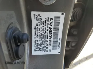 2008 Honda Civic LX with VIN 2HGFA16518H318976, listed as a Copart auction lot 55897095 with 183,864 mi miles and Salvage Title. Bid and sale history available at DreamBid. Image 12.