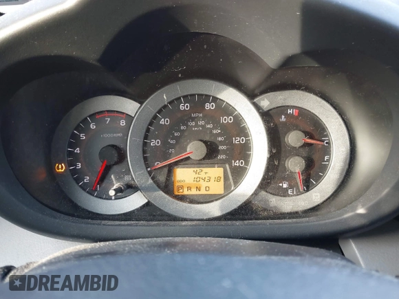 2009 Toyota RAV4 with VIN JTMBF33VX9D001291, listed as a IAAI auction lot 41792376 with 104,318 mi miles and . Bid and sale history available at DreamBid. Image 7.