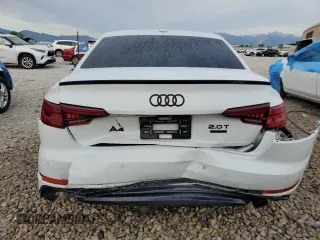 2018 Audi A4 Premium Plus with VIN WAUENAF41JA045609, listed as a Copart auction lot 58598885 with 111,882 mi miles and Salvage title. Bid and sale history available at DreamBid. Image 6.