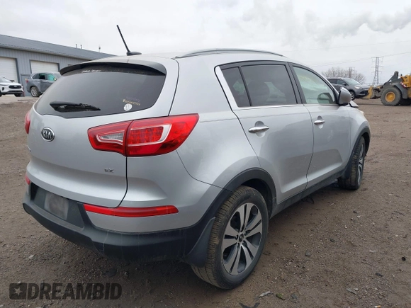 2011 Kia Sportage EX with VIN KNDPC3A25B7051396, listed as a IAAI auction lot 38855292 with 263,407 mi miles and . Bid and sale history available at DreamBid. Image 4.