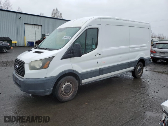 2015 Ford Transit with VIN 1FTNR2CG6FKA66842, listed as a Copart auction lot 49481885 with 327,933 mi miles and Salvage Title. Bid and sale history available at DreamBid. Image 1.