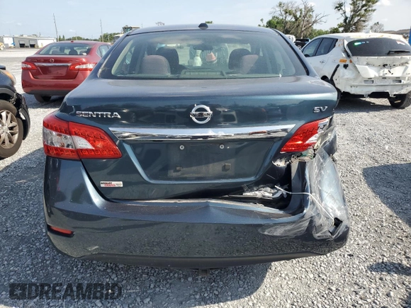 2015 Nissan Sentra SV with VIN 3N1AB7AP6FY357204, listed as a Copart auction lot 54585265 with 83,703 mi miles and Salvage Title. Bid and sale history available at DreamBid. Image 6.