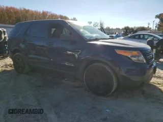 2014 Ford Utility Police Interceptor with VIN 1FM5K8AR1EGB96343, listed as a Copart auction lot 82013164 with 171,240 mi miles and Salvage Title. Bid and sale history available at carsss.com. Image 4.